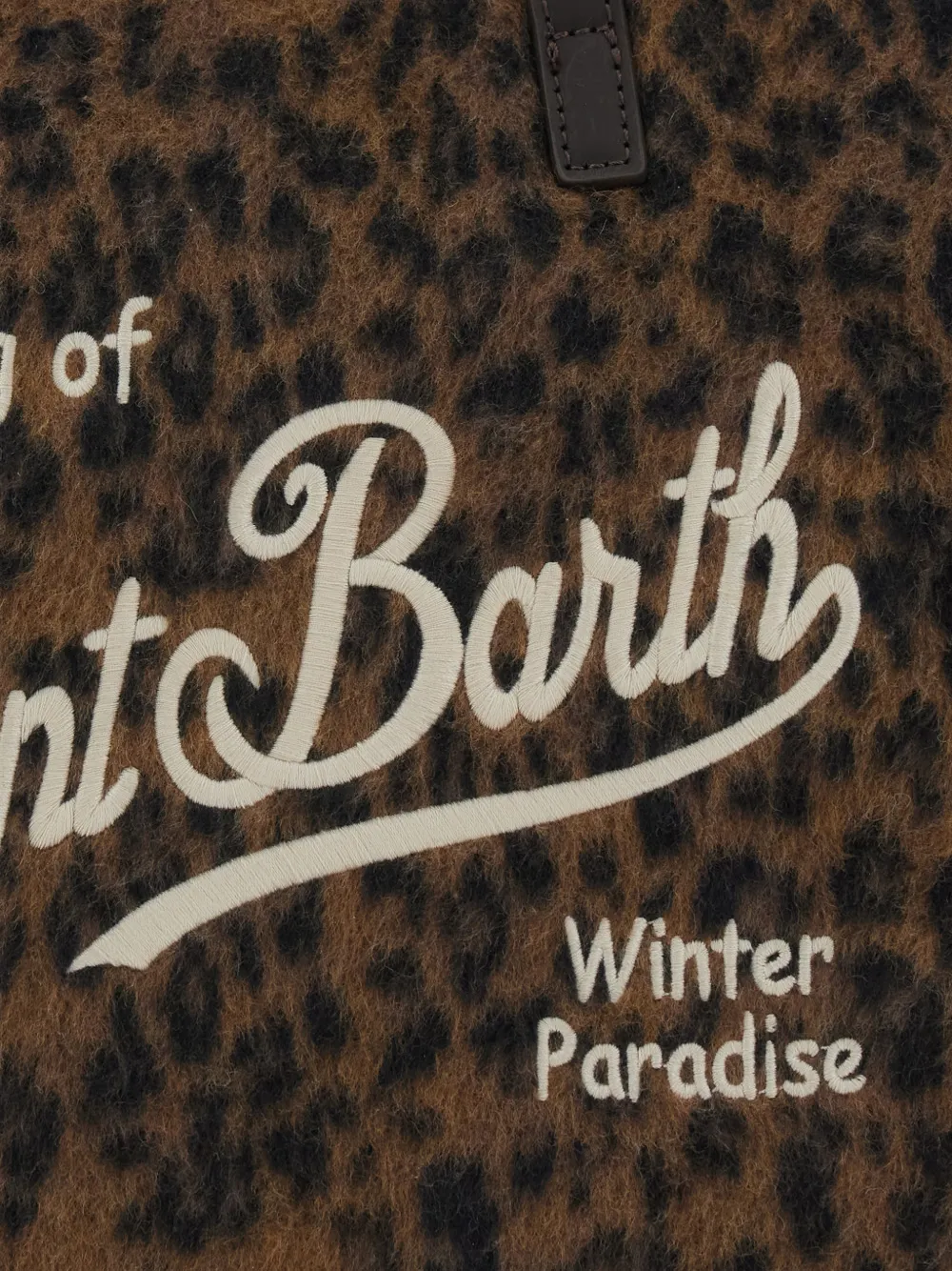 MC2 Saint Barth Shopper met luipaardprint Bruin