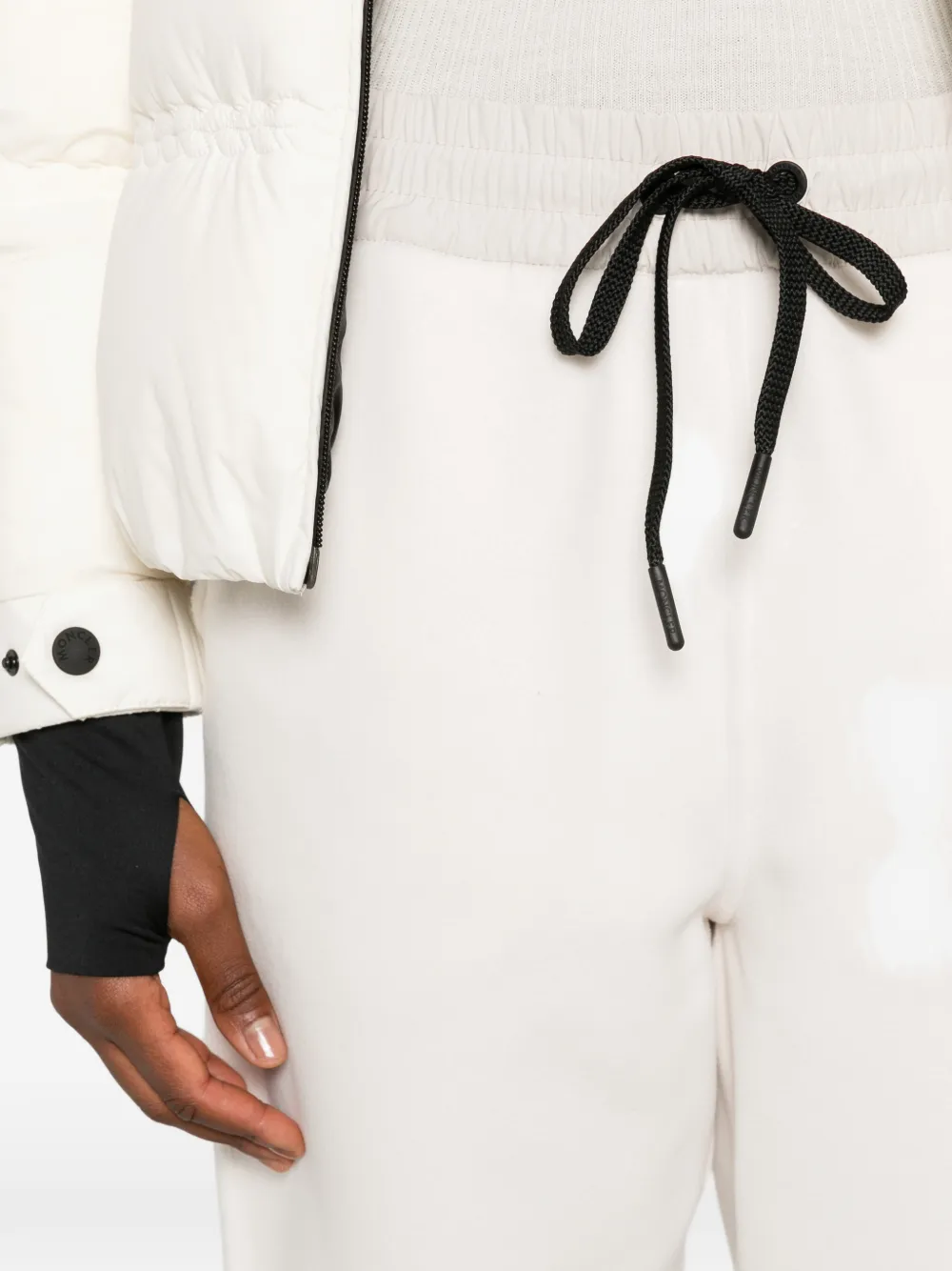 Moncler Grenoble Drawstring-waist Track Pants in Neutrals, view 5