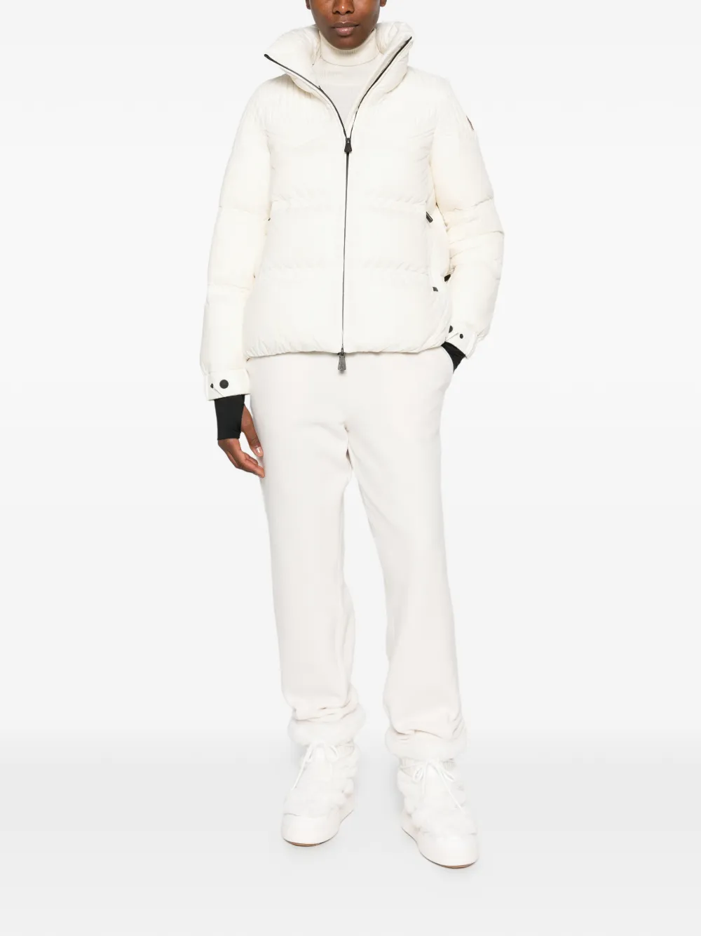 Moncler Grenoble Drawstring-waist Track Pants in Neutrals, view 2