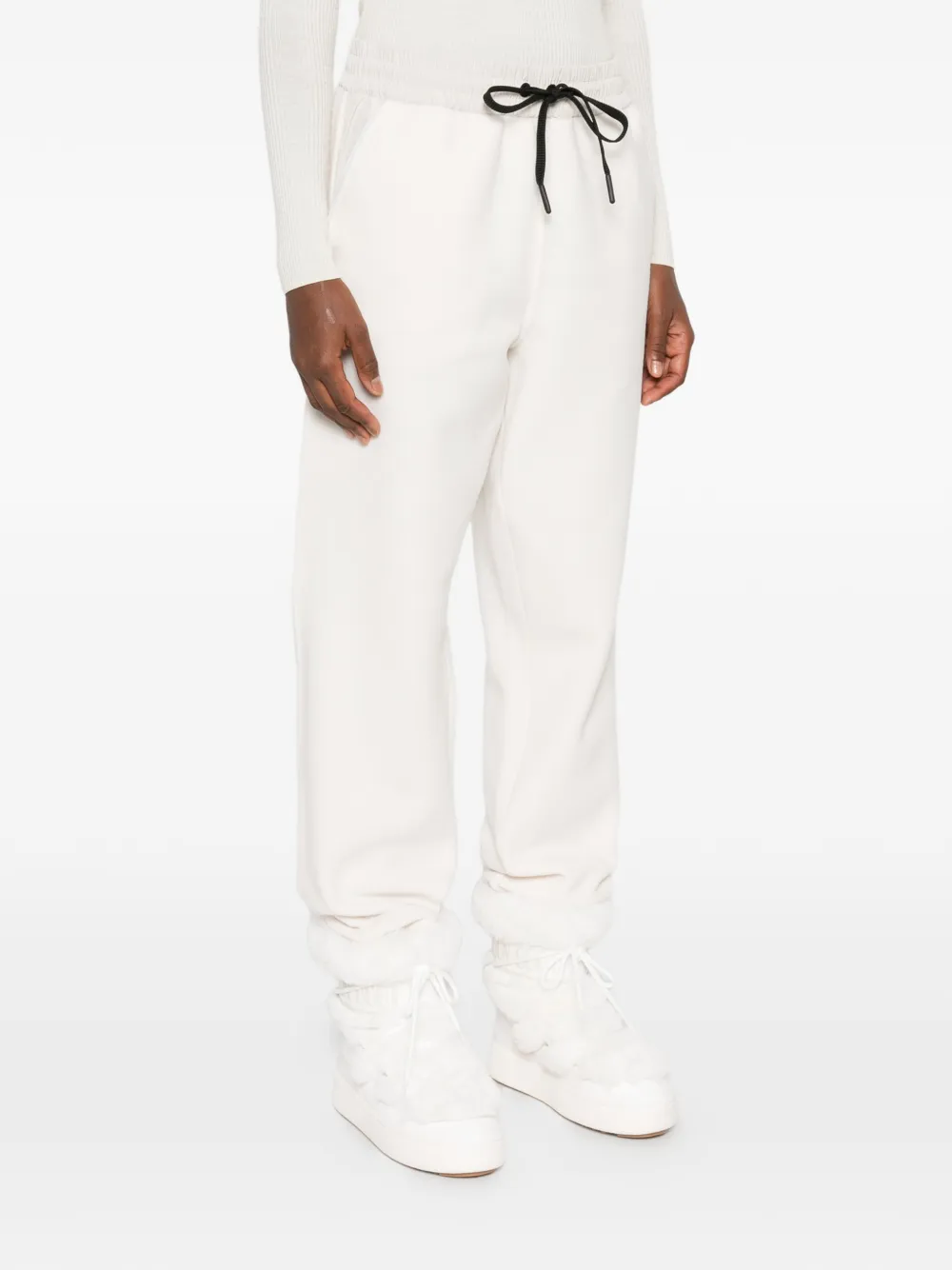 Moncler Grenoble drawstring-waist track pants Beige