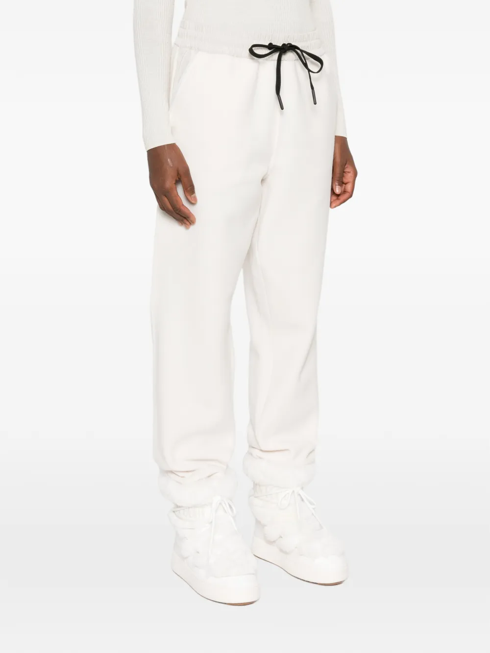 Moncler Grenoble Drawstring-waist Track Pants in Neutrals, view 3