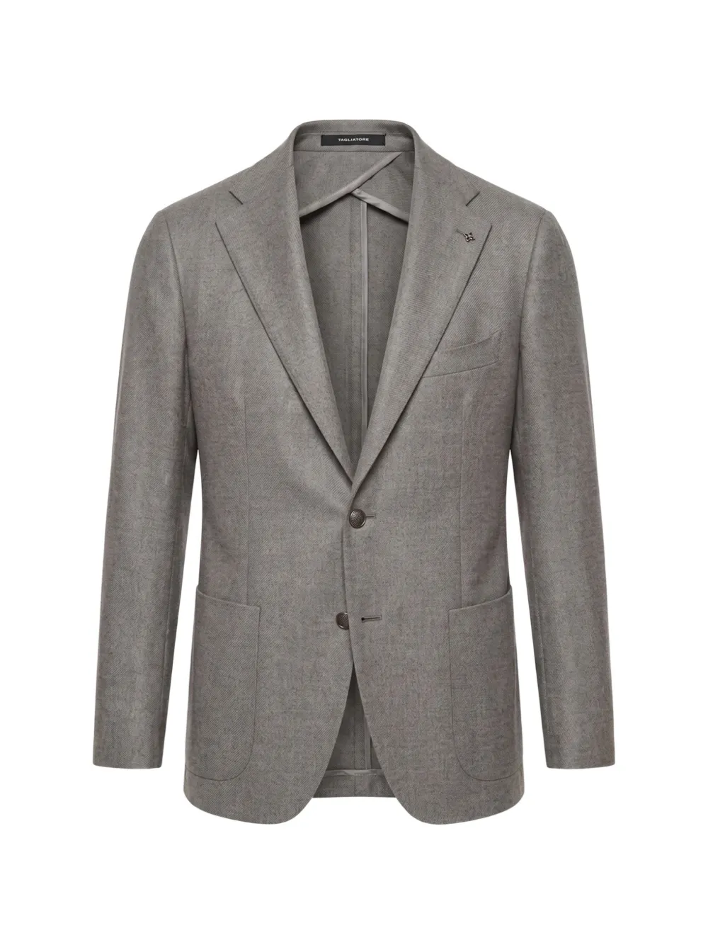 Tagliatore single-breasted wool blazer - Grey