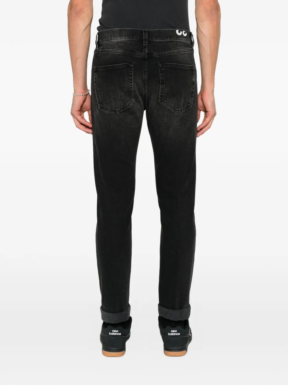 DONDUP Jeans met vervaagd effect Zwart