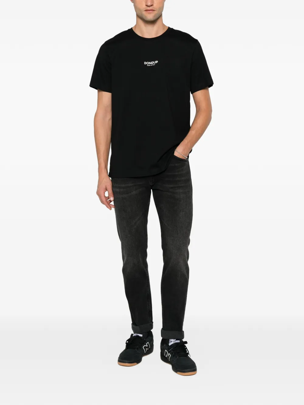 DONDUP Jeans met vervaagd effect Zwart