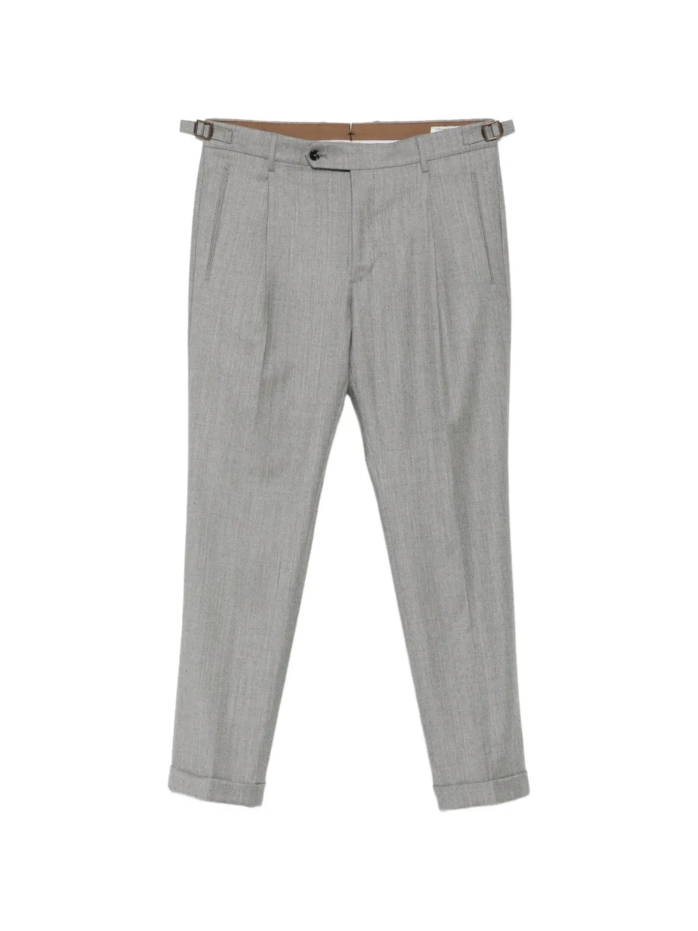 Berwich Retro tapered-leg side-adjuster trousers