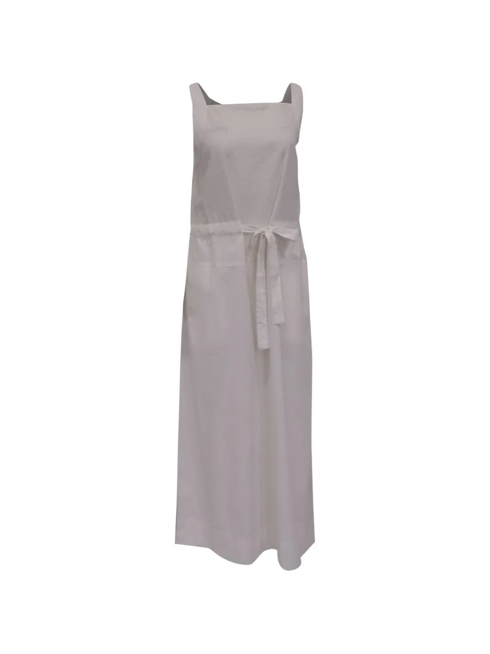 Max Mara Panfilo seersucker dress - Bianco