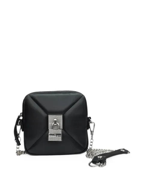 John Richmond Junior quilted logo-plaque shoulder bag