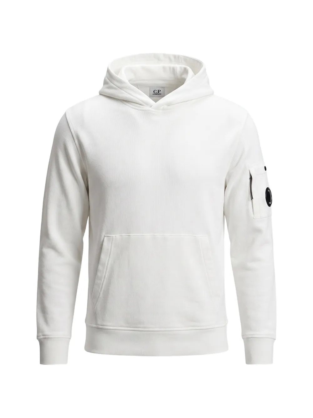 C.P. Company Kids Hoodie met lens detail Wit