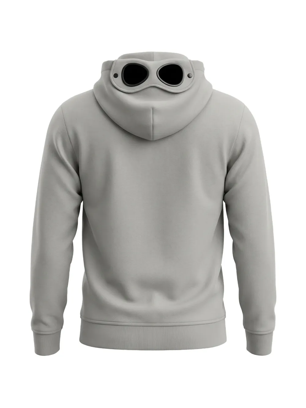 C.P. Company Kids Hoodie met logoprint en bril-detail Grijs