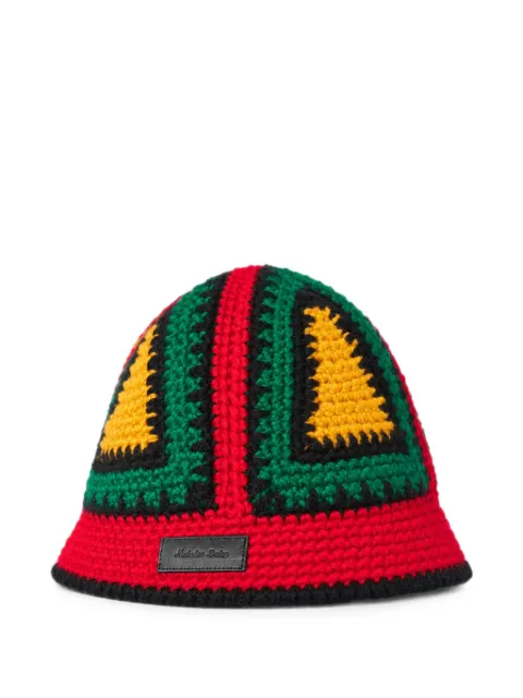 Nicholas Daley crochet-knit bucket hat