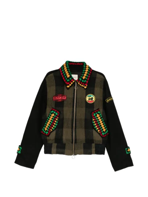Nicholas Daley logo-embroidered jacket