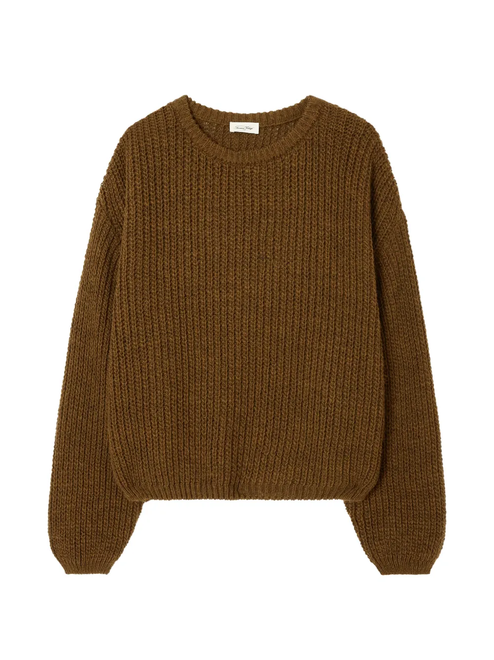 American Vintage Cyrow ribbed-knit sweater Bruin