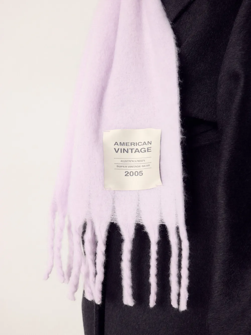 American Vintage Zinaco scarf Paars