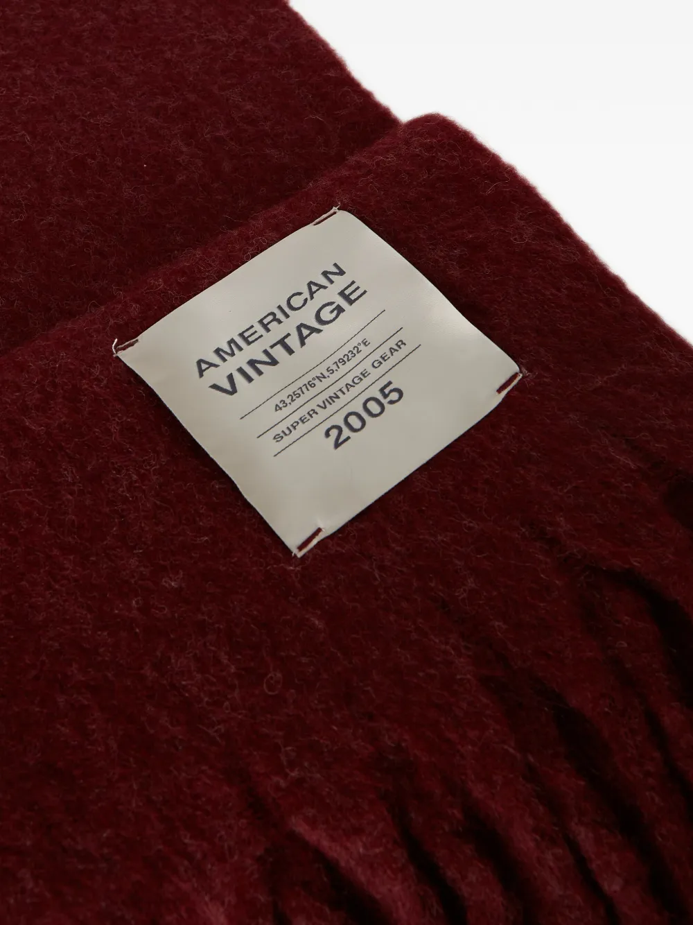 American Vintage Zinaco scarf Rood