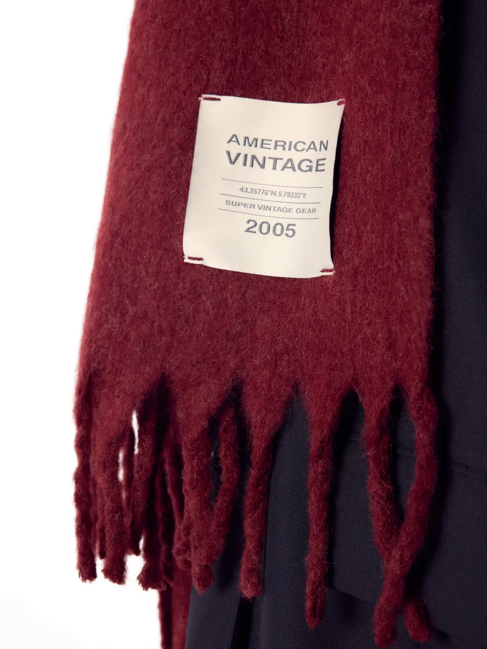 American Vintage Zinaco scarf Rood