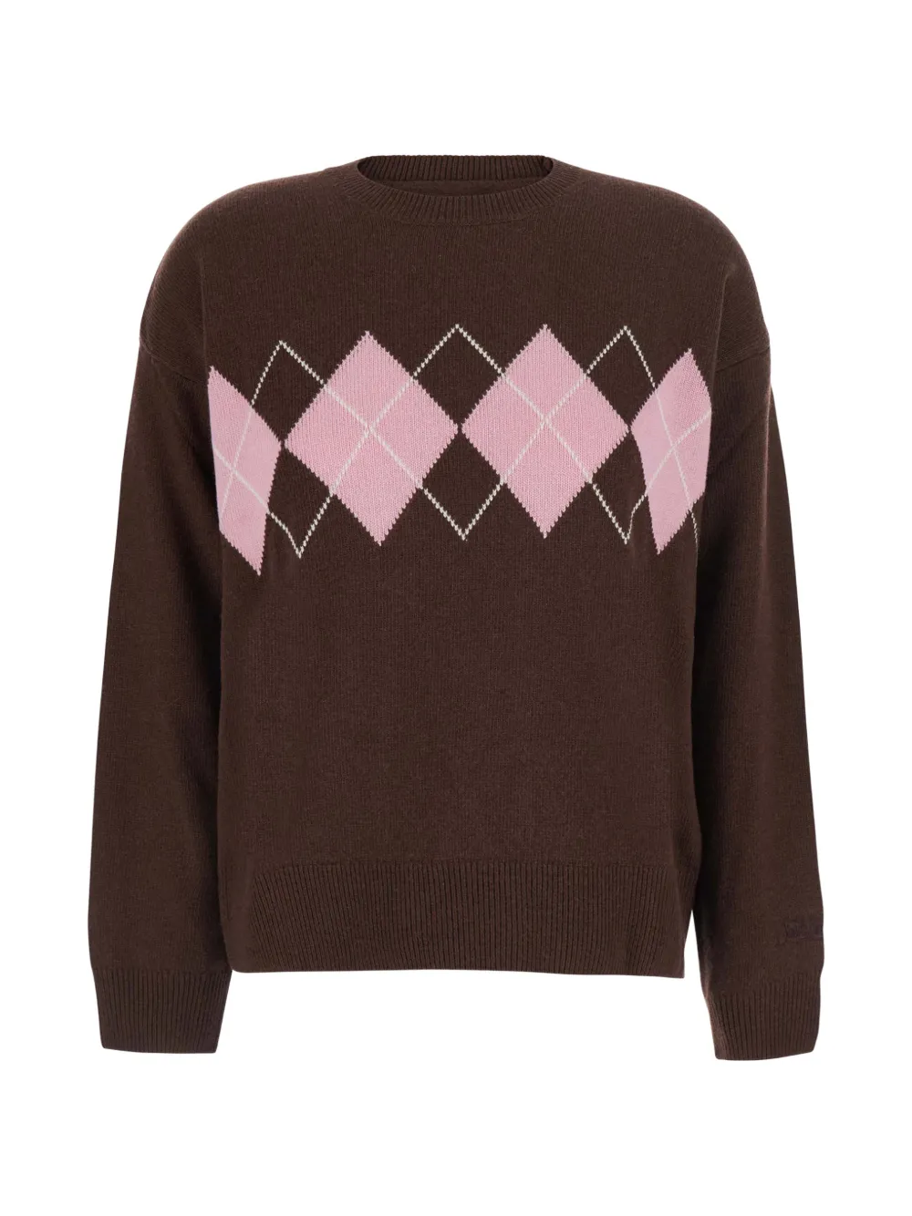 MC2 Saint Barth argyle-intarsia sweater Bruin