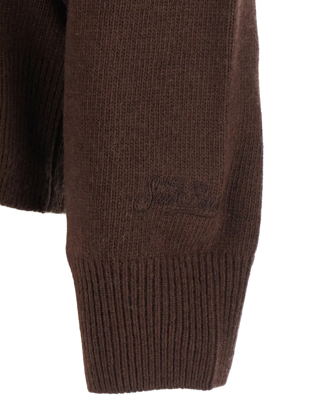 MC2 Saint Barth argyle-intarsia sweater Bruin