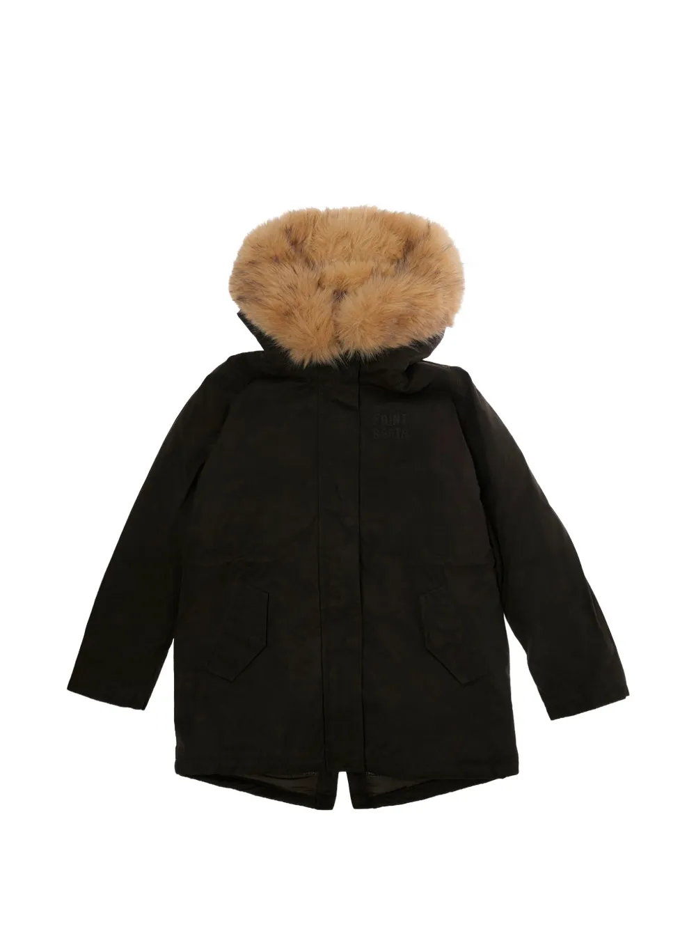 MC2 Saint Barth Kids Brenna hooded parka coat Groen