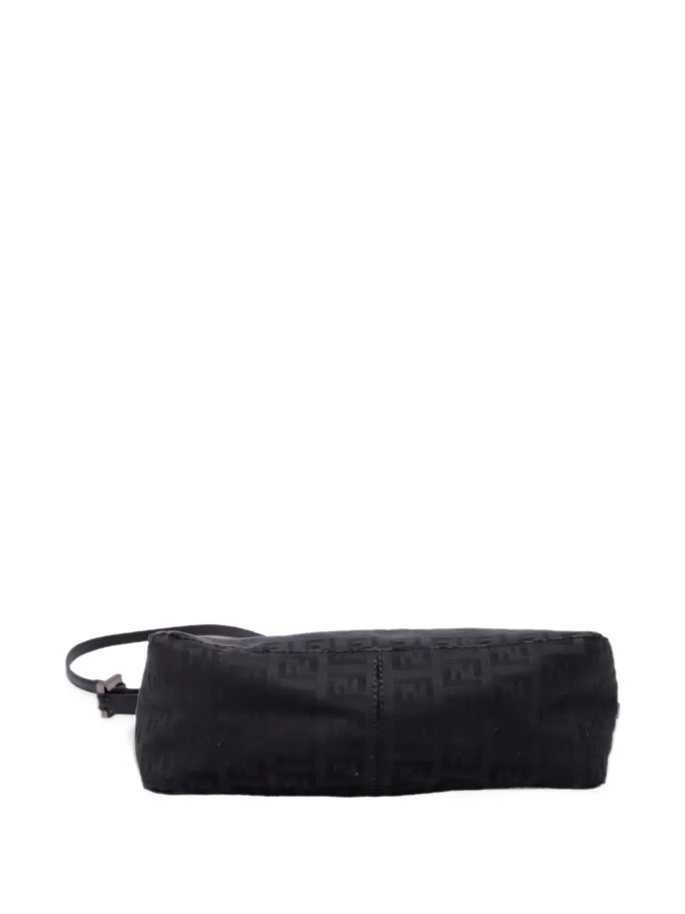 Fendi Pre-Owned mini logo-pattern shoulder bag Zwart