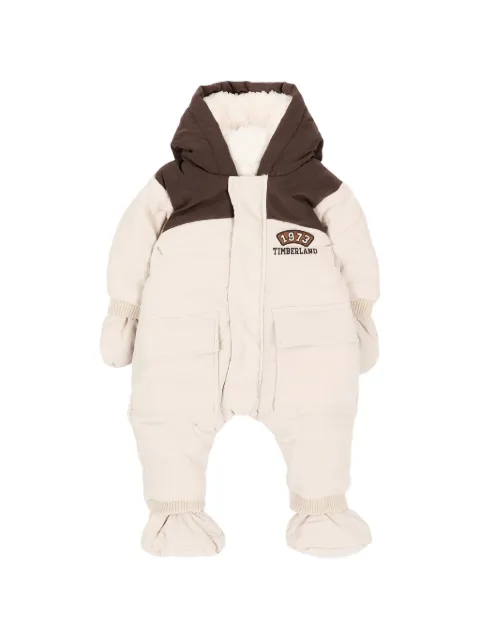 Timberland Kids colour-block padded snowsuit