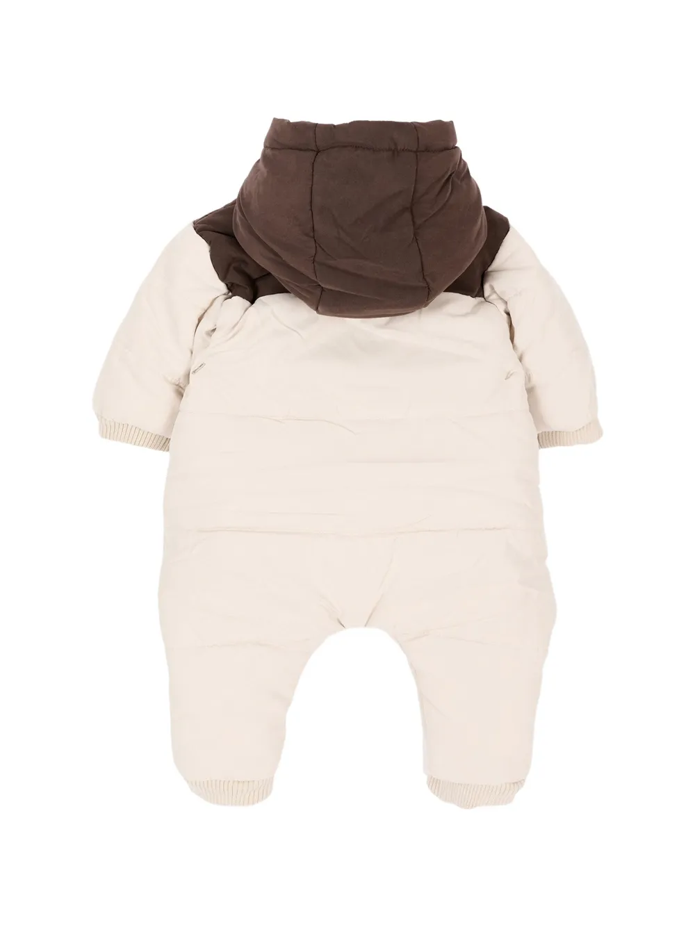 Timberland Kids colour-block padded snowsuit Beige
