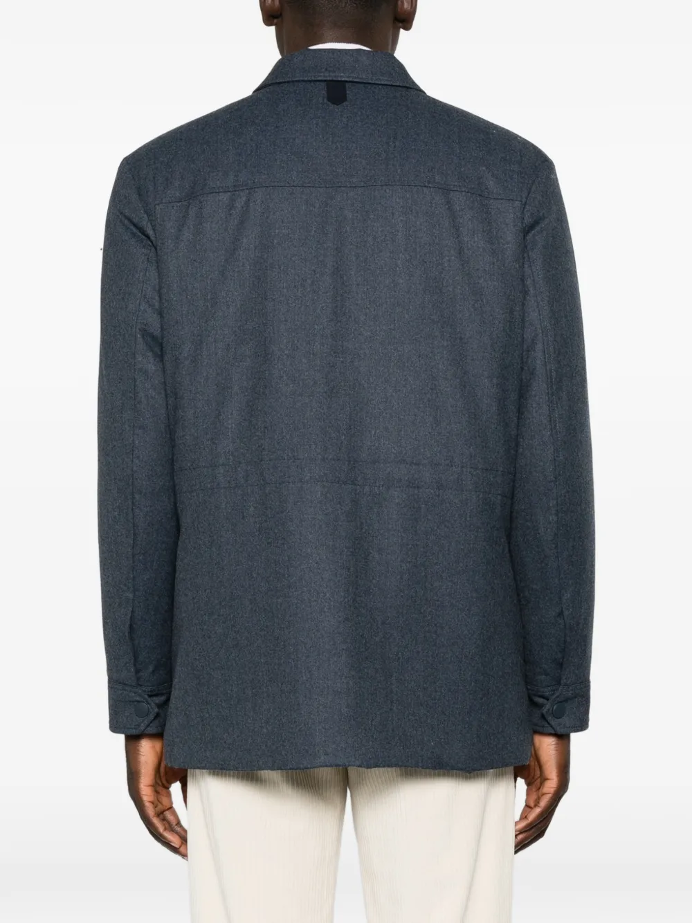 Canali Jack met rits Blauw