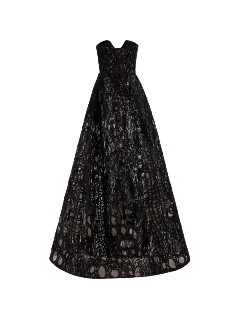 Elie Saab 시퀸 자수 맥시 드레스