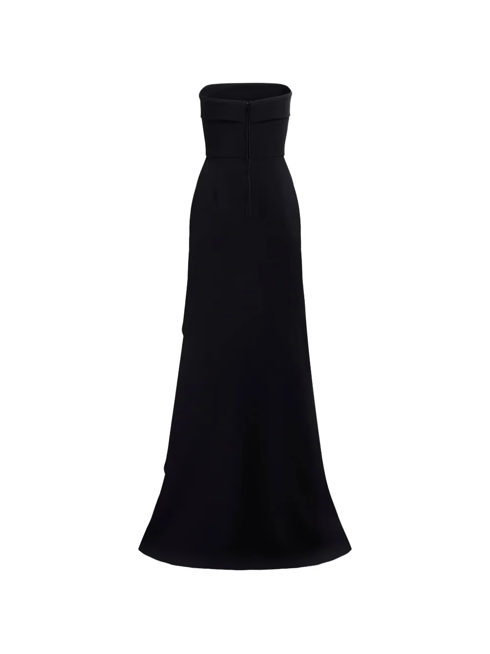 Elie Saab Strapless maxi-jurk met broche Zwart
