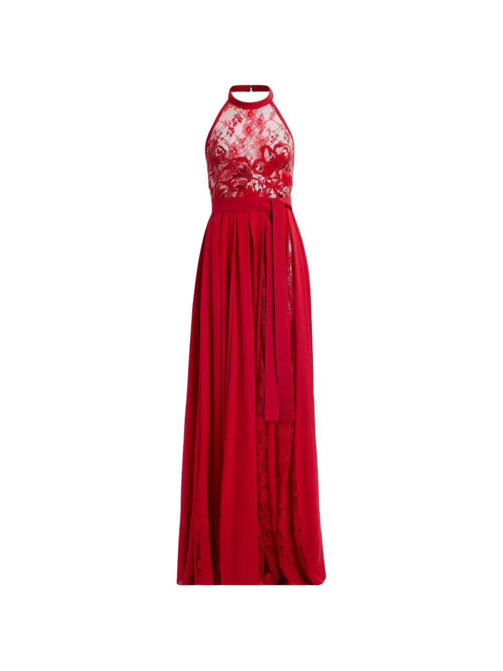 Elie Saab lace-panelled maxi dress