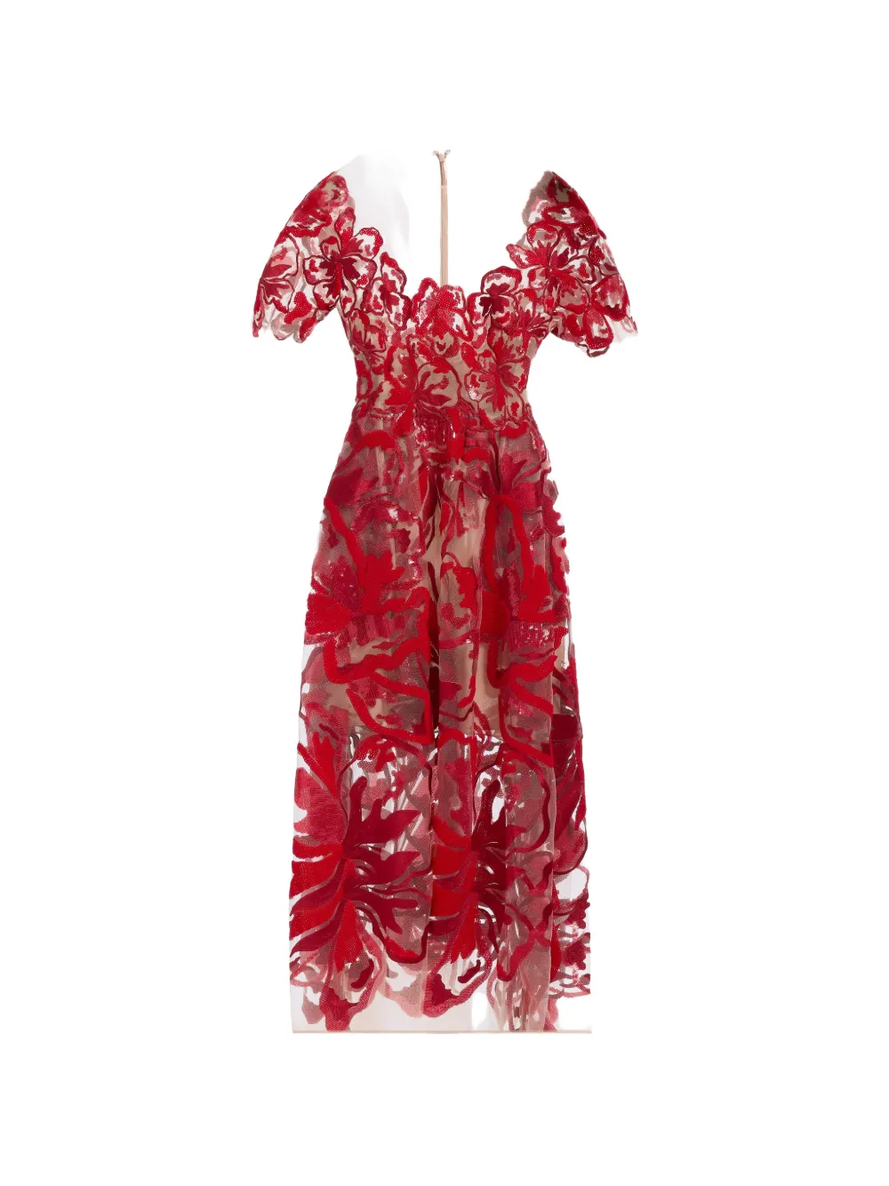 Elie Saab sequin-embellished midi dress