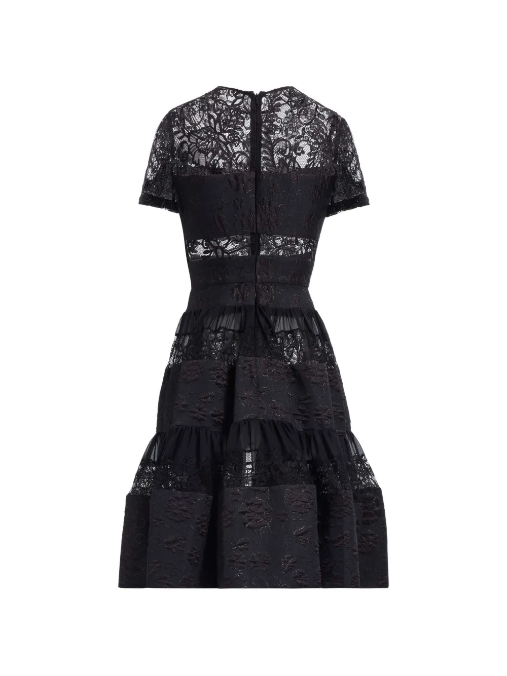 Elie Saab Jurk met kant Zwart