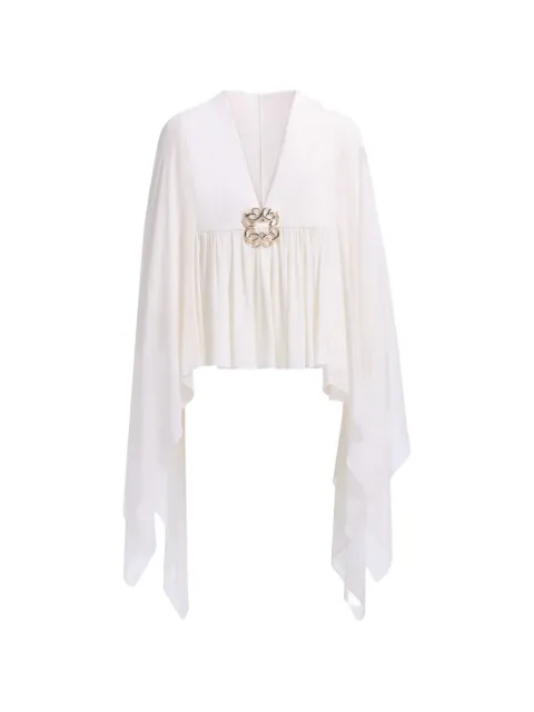 Elie Saab embellished-detail blouse