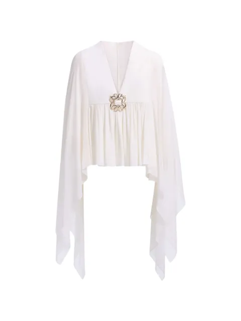 Elie Saab embellished-detail blouse