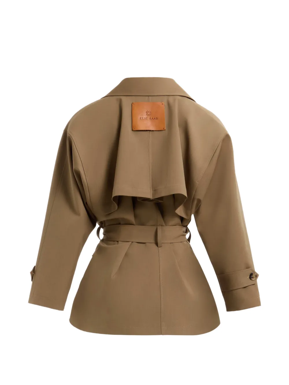 Elie Saab Bikerjack met ceintuur Beige