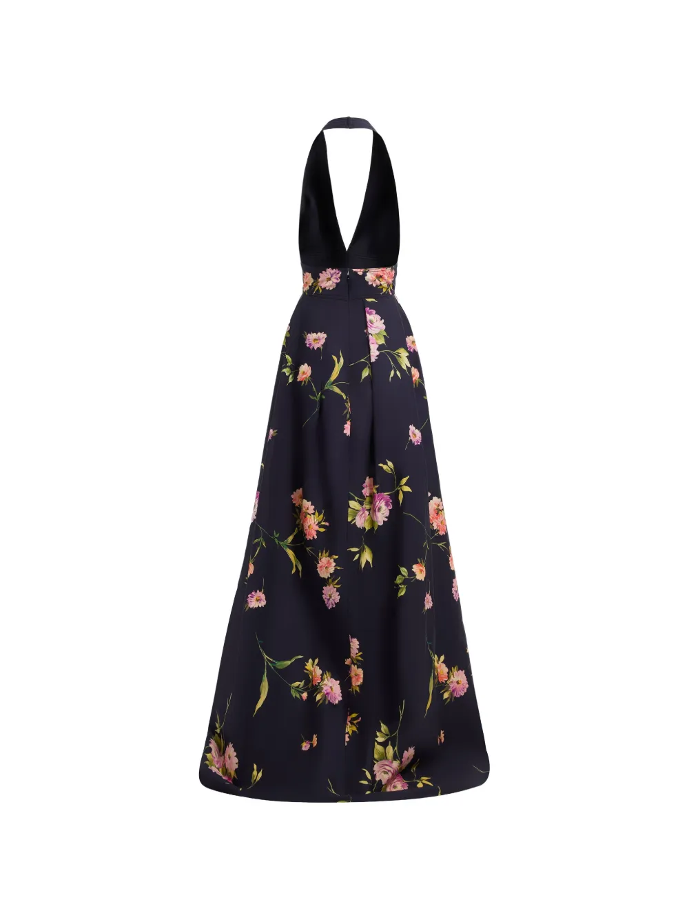 Elie Saab Maxi-jurk met bloemenprint Blauw