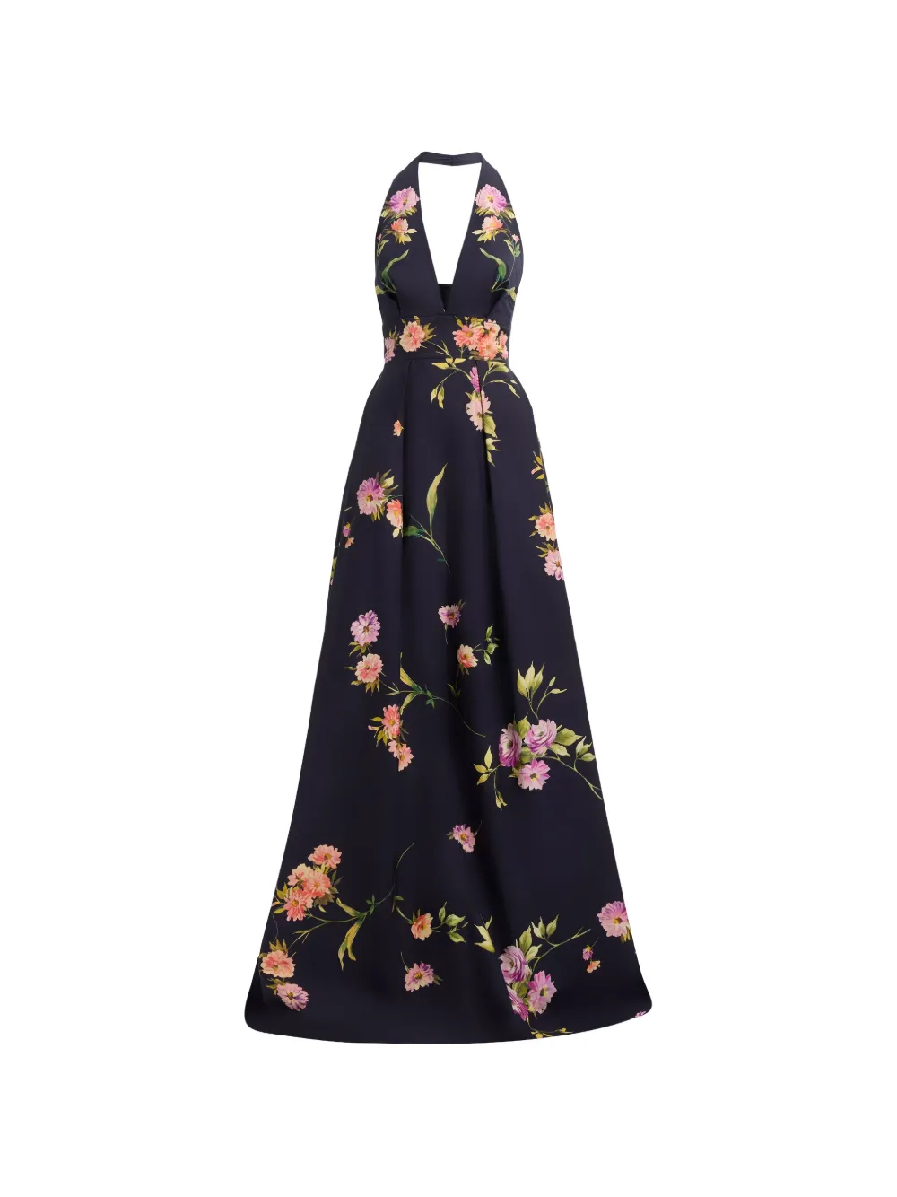 Elie Saab floral-print halterneck maxi dress