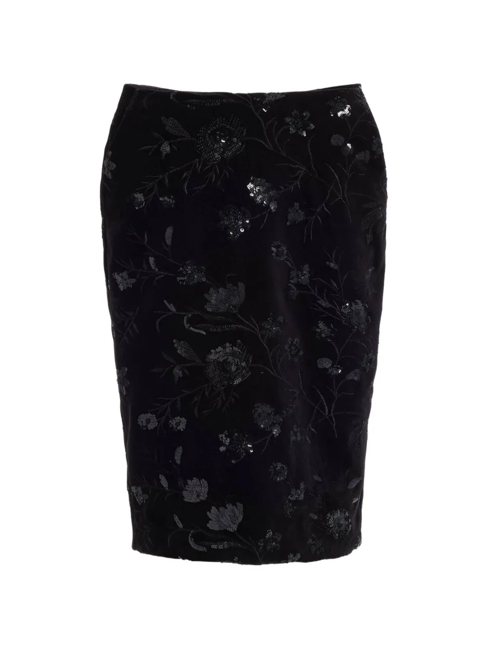 Elie Saab embroidered-details pencil midi skirt