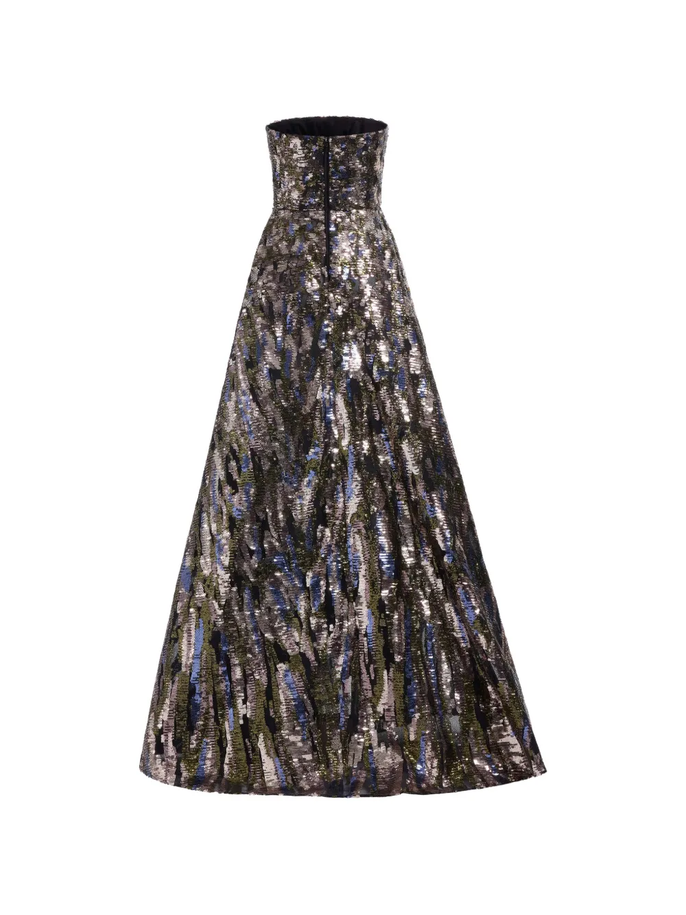 Elie Saab Maxi-jurk verfraaid met pailletten Zwart