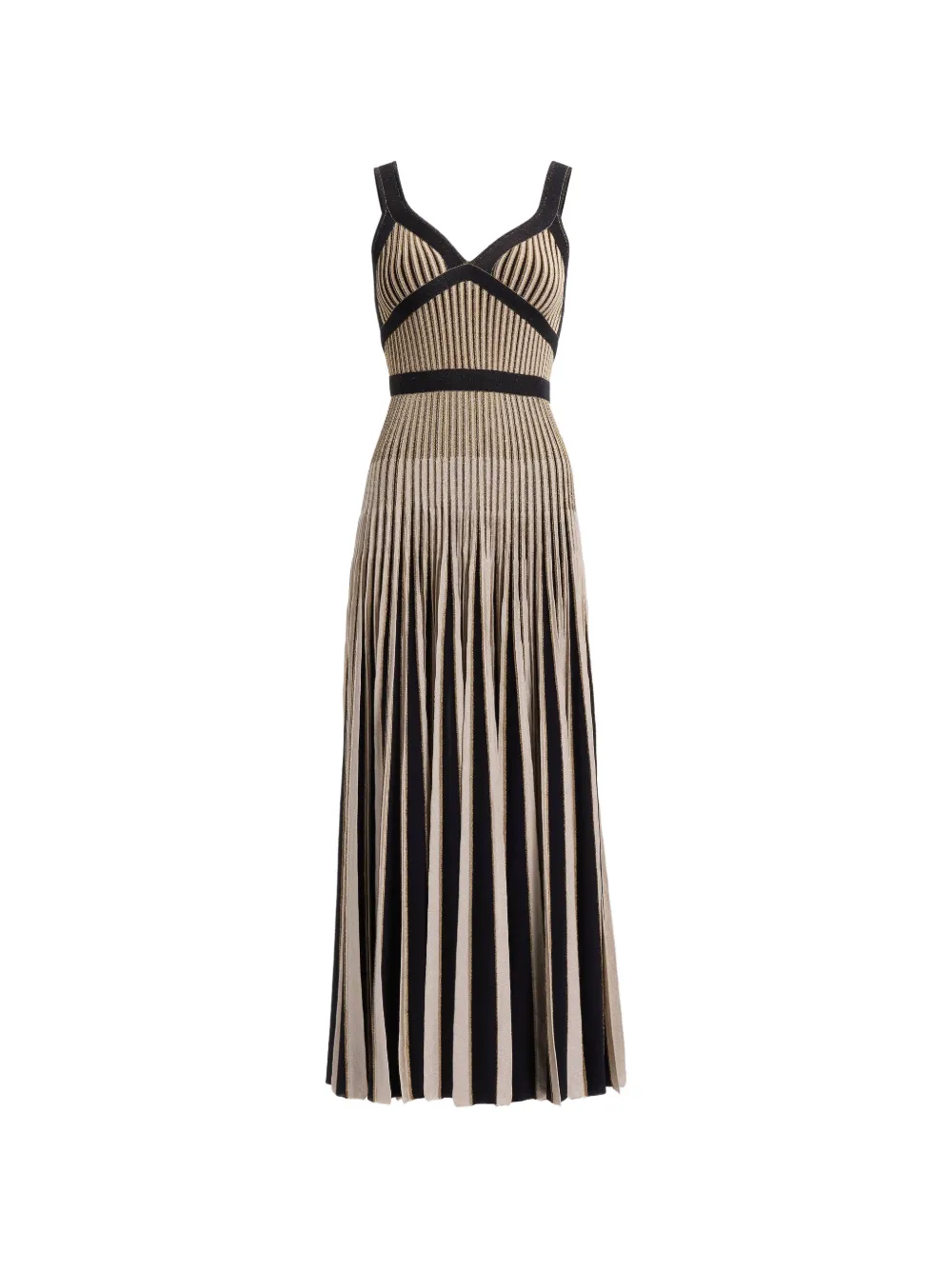 Elie Saab ribbed-knit maxi dress