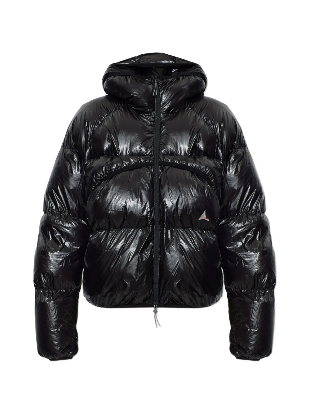 Roa Quilted Hooded Jacket In Black