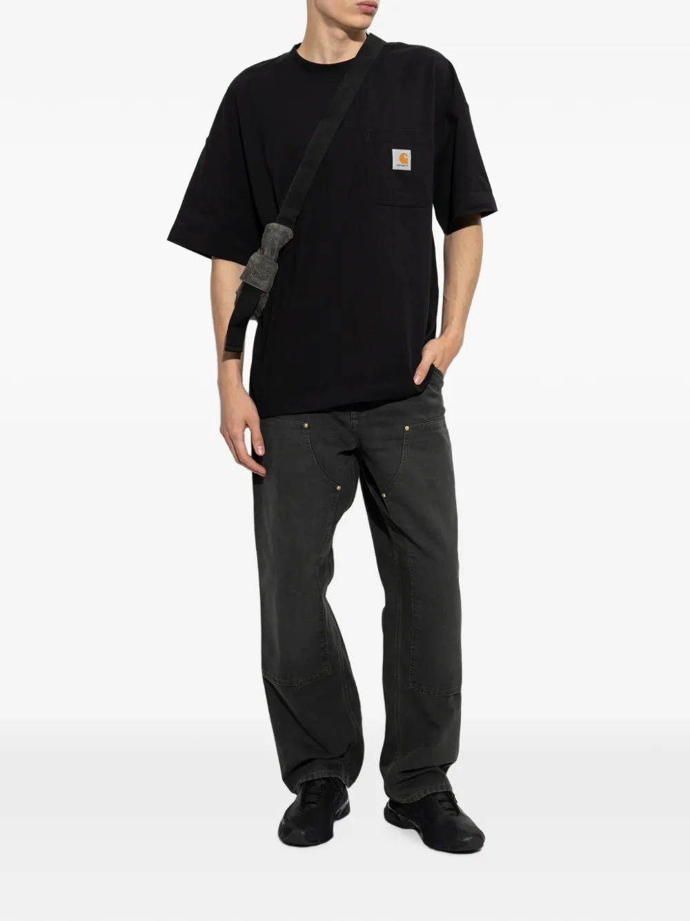 Carhartt WIP Double Knee jeans Groen