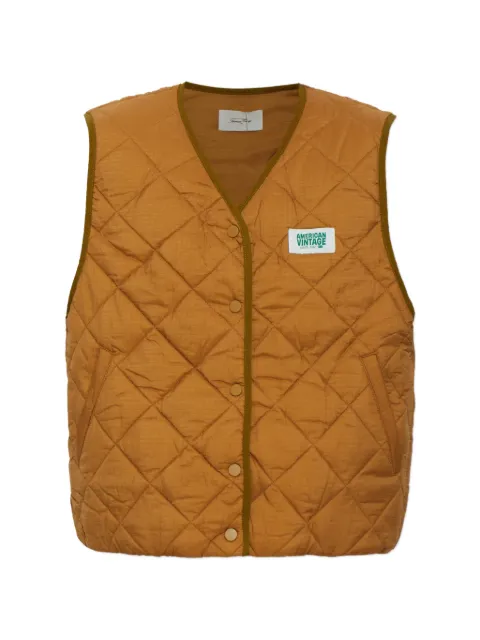 American Vintage стеганый жилет Yupibam