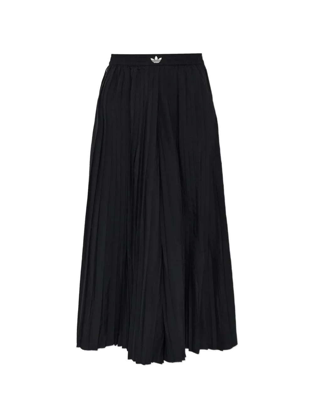 adidas pleated wide-leg palazzo pants - Nero