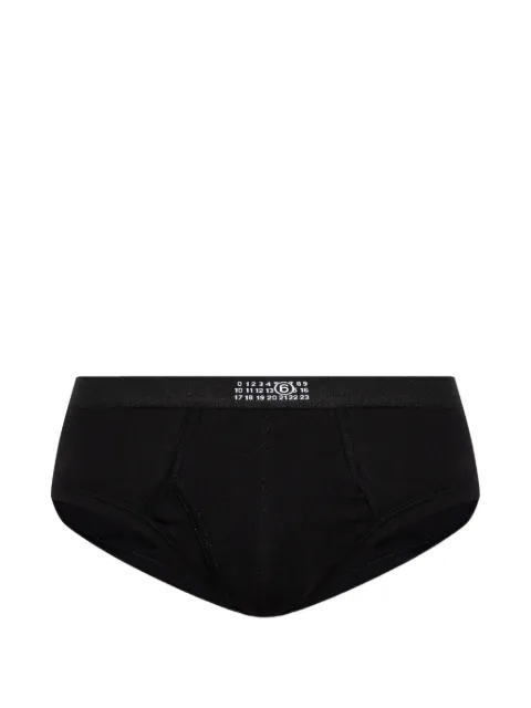 MM6 Maison Margiela numeric-logo briefs