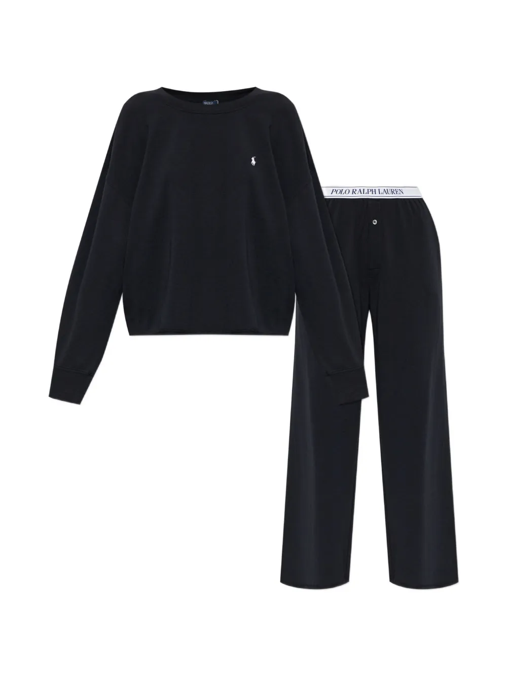 Polo Ralph Lauren logo-embroidered pyjamas set
