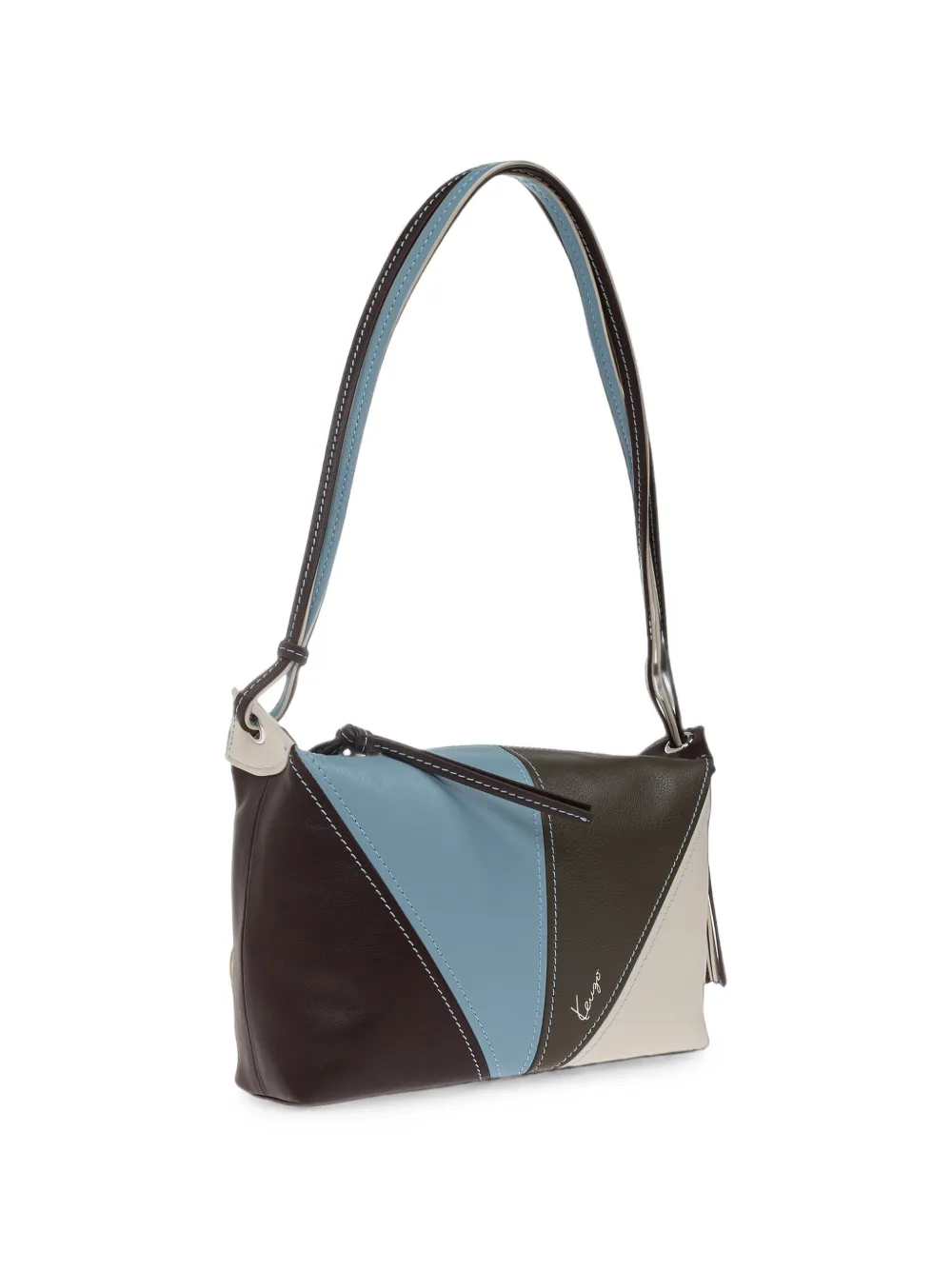 Kenzo Schoudertas met logoprint Bruin