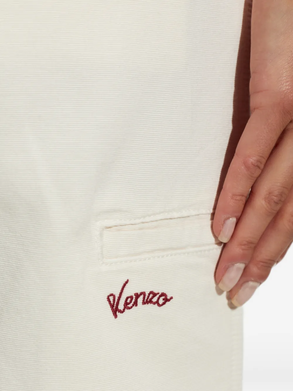 Kenzo Jeans met gestikt vlak Beige