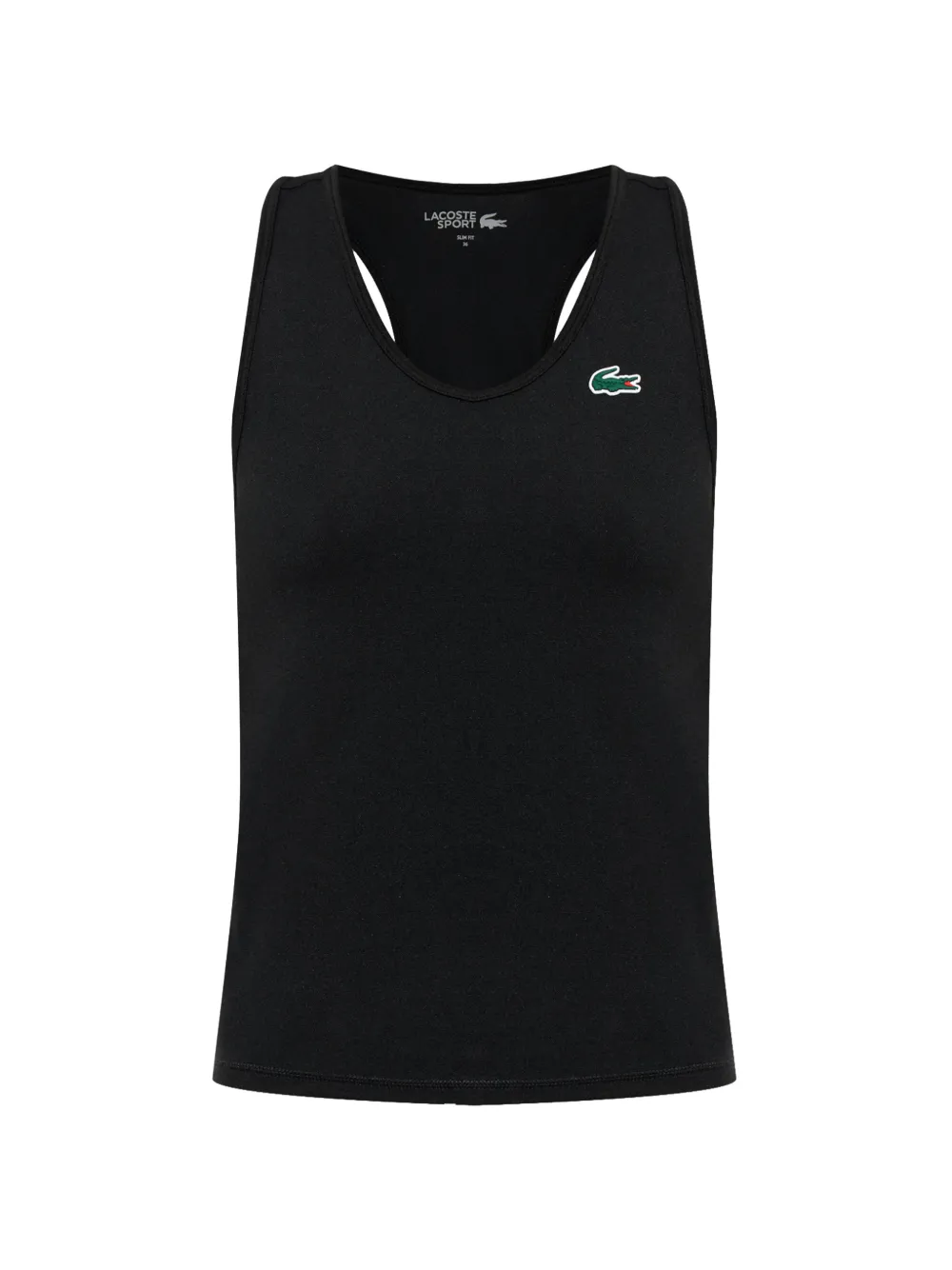 Lacoste logo-patch racerback top