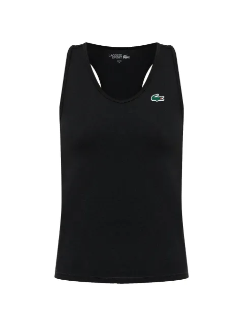 Lacoste logo-patch racerback top