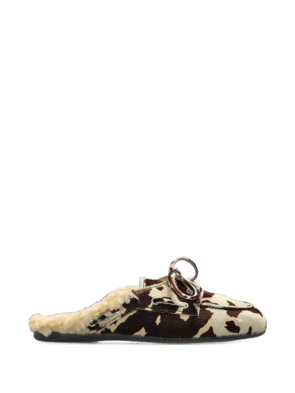 Posa Animal-print Leather Mules In Multi